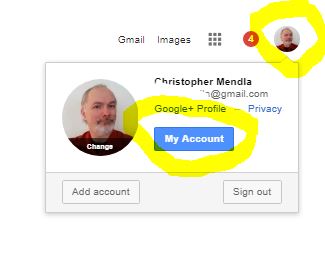 Accessing your Google Account