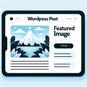 Featured images in a WordPress Post