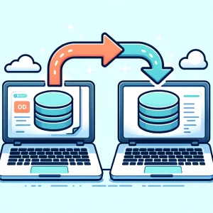 Copy a Postgres database from one laptop to another